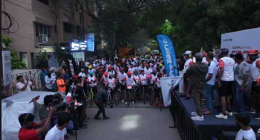 தமிழ்நாடு சைக்கிள் ஓட்டுதல் சங்கத்துடன் இணைந்து எலிஃபண்டைன் சர்க்யூட் நடத்திய சைக்ளோத்தான் நிகழ்வு