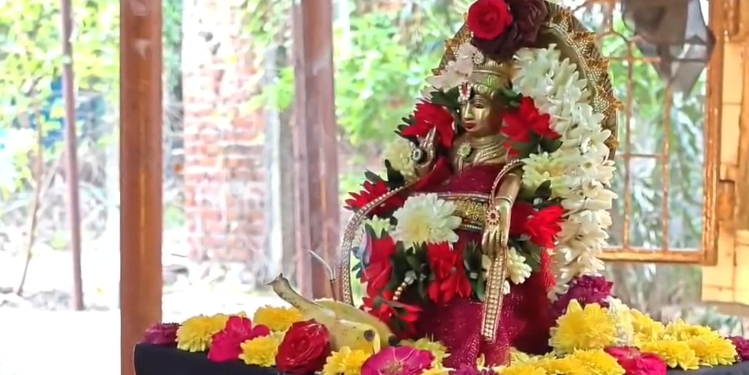 கீழ்ப்பெரும்பாக்கம் பகுதியில் உள்ள ஸ்ரீ சபரிகிரிசன் அய்யப்பன் கோவிலில் நடைபெற்ற மண்டல பூஜை விழா