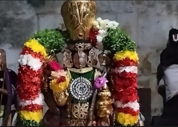 சீர்காழி தாடாளன் பெருமாள் கோயிலில்   வைகுண்ட ஏகாதசியை முன்னிட்டு  பெருமாளின் வலது பாத தரிசனம்