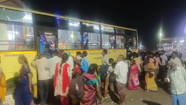 மதுரை – மாட்டுத்தாவணிபேருந்துநிலையம் | நள்ளிரவுபரபரப்பு