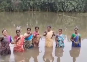 சீர்காழி மழைநீரில் மூழ்கி சம்பா நெற்பயிர்கள் கடுமை யாக பாதிக்கப்பட்டுள்ளன. நிவாரணம் வழங்க பெண் விவசாயிகள் கோரிக்கை