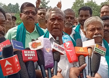 தமிழக காவிரி அனைத்து விவசாயிகள் ஒருங்கிணைப்பு சங்க தலைவர் P.Rபாண்டியன் கைதை கண்டித்து ஆர்ப்பாட்டம்