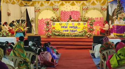 மயிலாடுதுறை புனித பிரான்சிஸ் சவேரியார் ஆலயத்தில் கிறிஸ்துமஸ் திருப்பலி 3000 மேற்பட்ட பொதுமக்கள் பங்கேற்பு