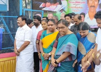 சட்ட மாமேதை Dr.அம்பேத்கர்69-ஆம் ஆண்டு நினைவு நாள் முன்னிட்டு அவரது திருவுருவ சிலைக்கு சிறுபான்மையினர் மரியாதை