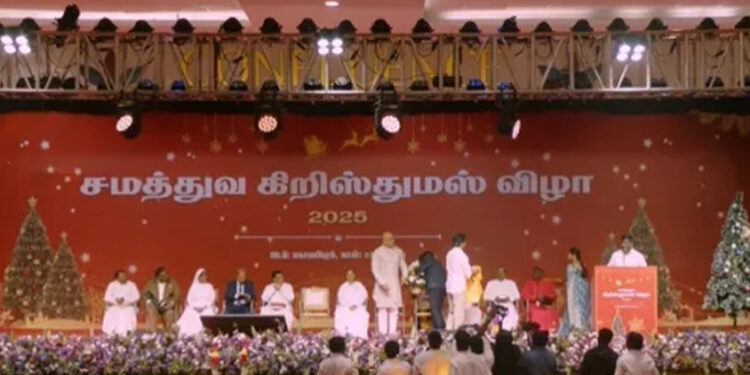 மாமல்லபுரத்தில் தவெக சார்பில் நடத்தப்படும் சமத்துவ கிறிஸ்துமஸ் விழா !