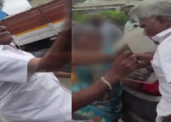பெண்ணின் கன்னத்தில் அறைந்த அதிமுக முன்னாள் எம்எல்ஏ..பரவும் வீடியோ