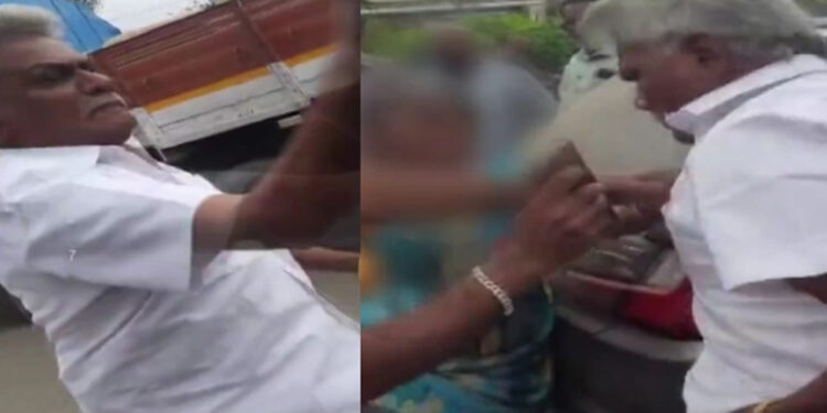 பெண்ணின் கன்னத்தில் அறைந்த அதிமுக முன்னாள் எம்எல்ஏ..பரவும் வீடியோ