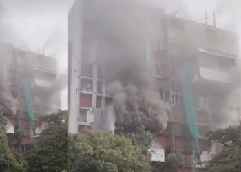 அண்ணா சாலையில் உள்ள BSNL அலுவலகத்தில் தீ விபத்து !