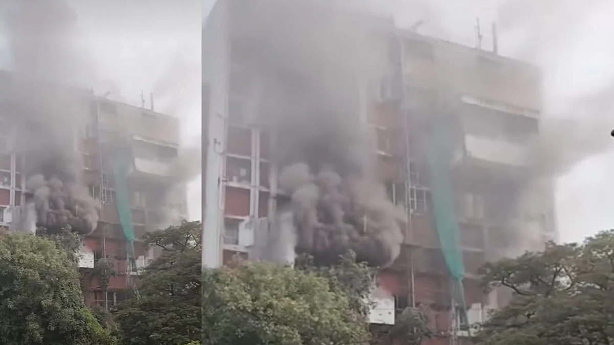 அண்ணா சாலையில் உள்ள BSNL அலுவலகத்தில் தீ விபத்து !