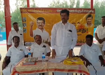 விழுப்புரத்தில் தேர்தல் பரப்புரை – லட்சுமணன் எம் எல் ஏ ஈடுபட்டார்