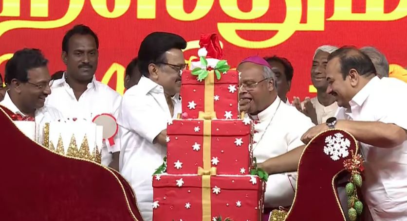 கிறிஸ்துமஸ் விழாவில் முதல்வர் ஸ்டாலின் வெளியிட்ட புதிய அறிவிப்புகள்