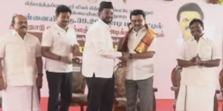 தமிழ்நாடு ஹஜ் இல்லம் கட்ட அடிக்கல் நாட்டினர் தமிழக முதல்வர் ஸ்டாலின்