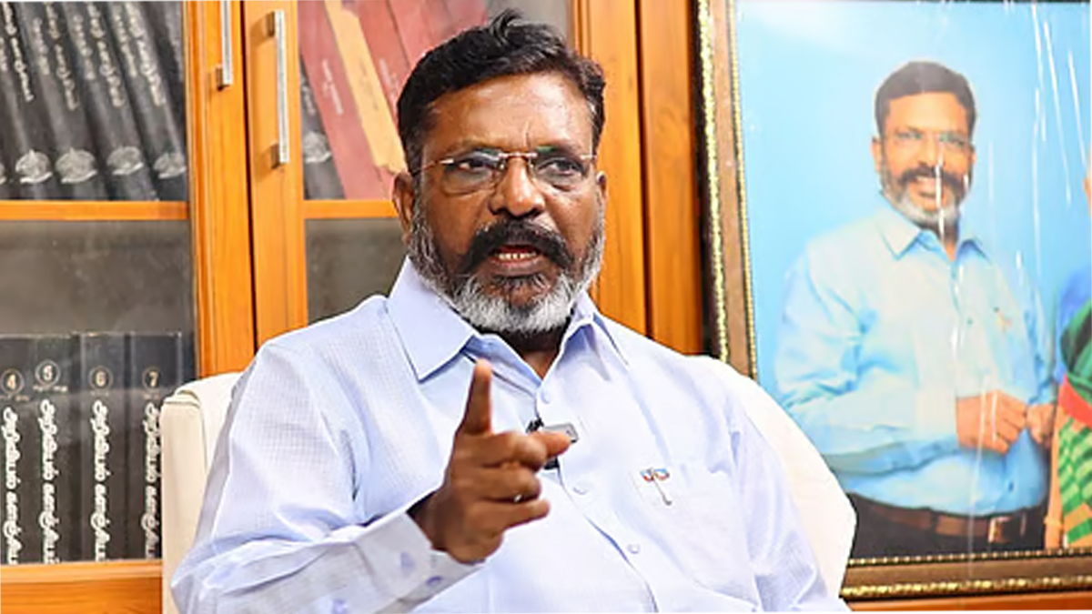 திருப்பரங்குன்றத்தை மையமாக வைத்து மதவெறி அரசியல் – பாஜகவுக்கு திருமாவளவன் கடும் விமர்சனம்