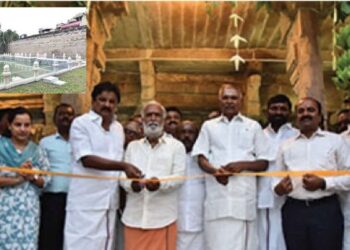 நெல்லை நெல்லையப்பர் கோவிலில் 34 ஆண்டுகளுக்குப் பின் புதிய வெள்ளித்தேர் வெள்ளோட்டம் சபாநாயகர் தொடங்கி வைத்தனர்!