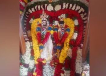 மேற்றலை தஞ்சாவூர் அன்னூர் மன்னீஸ்வரர் கோயில் தேரோட்டம் பக்தர்கள் வடம் பிடித்துத் தரிசனம்.