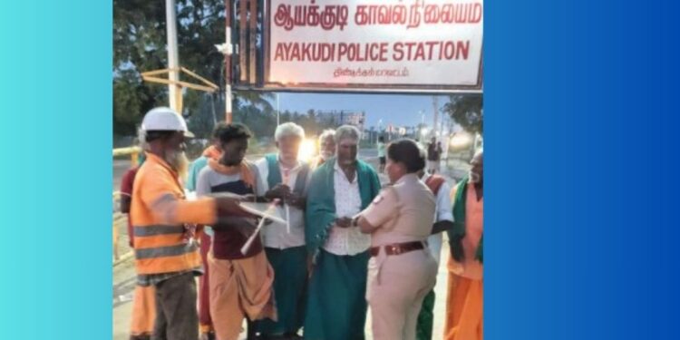 பழனி பாதயாத்திரை பக்தர்களின் பாதுகாப்பை உறுதி செய்யக் காவல்துறையின் அதிரடி