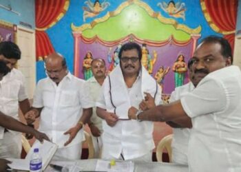 4 தொகுதிகளிலும் திமுக அமோக வெற்றி பெற இளைஞரணி சபதமேற்க வேண்டும் தங்க தமிழ்செல்வன் முழக்கம்!