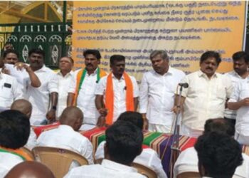 ராமேஸ்வரம் கோவில் நிர்வாகச் சீர்கேடுகளைக் களைக”: அதிமுக கூட்டணி சார்பில் கண்டன ஆர்ப்பாட்டம்!