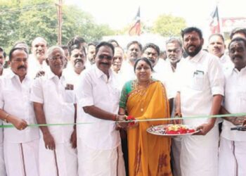 மதுரை மேற்குத் தொகுதியில் மக்கள் பயன்பாட்டிற்காக புதிய மேம்பாலத்தைத் திறந்து வைத்தார் செல்லூர் கே. ராஜூ!