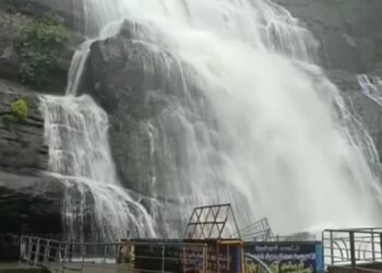 தென் மாவட்டங்களில் புரட்டிப்போட்ட கனமழை குற்றால அருவிகளில் நள்ளிரவு கடும் வெள்ளப்பெருக்கு!