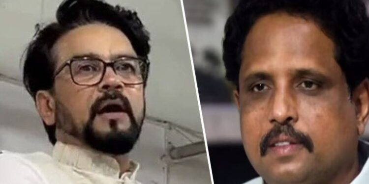 ‘அனுமன்தான் முதல் விண்வெளி வீரர்’ அனுராக் தாக்கூரின் கருத்துக்கு எம்பி சு.வெங்கடேசன் கண்டனம்