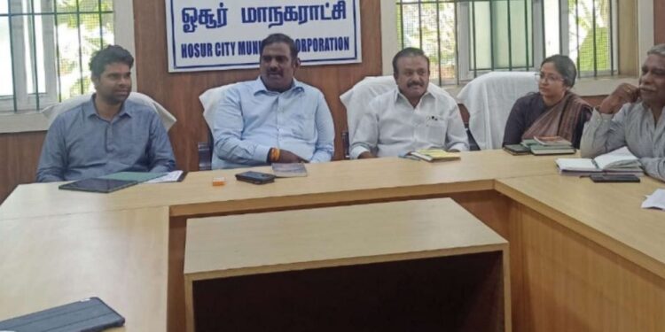 “நவீன ஓசூர் – நனவாகும் கனவு”: மாநகராட்சி வளர்ச்சிப் பணிகளை முடுக்கிவிட கலெக்டர் தினேஷ் குமார்