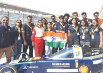 உலக மேடையில் தமிழர்களின் ஹைட்ரஜன் வித்தை… ஆசிய அளவிலான மாரத்தானில் குமரகுரு மாணவர்கள் வெண்கலம் வென்று சாதனை!