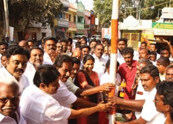 அவனியாபுரம் ஜல்லிக்கட்டு 2026 அமைச்சர் மூர்த்தி தலைமையில் முகூர்த்தக்கால் நடும் விழா