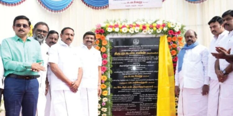 நாமக்கல்லில் ரூ.198 கோடி மதிப்பிலான புறவழிச்சாலைப் பணிகள் அடுத்த பணிகளுக்கு எ.வ.வேலு அடிக்கல்!