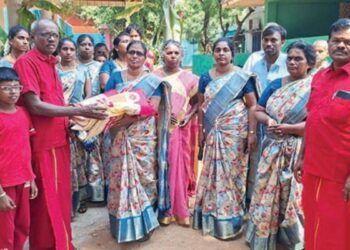 தூத்துக்குடியில் மேல்மருவத்தூர் ஆதிபராசக்தி இயக்கம் சார்பில் 41-ஆம் ஆண்டு பொங்கல் சமுதாயப் பணி