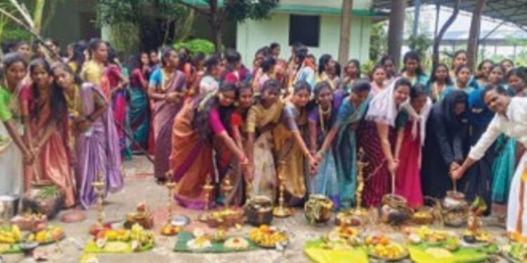 ஆண்டவர் செவிலியர் கல்லூரியில் மதங்களைக் கடந்த ‘சமத்துவப் பொங்கல்’