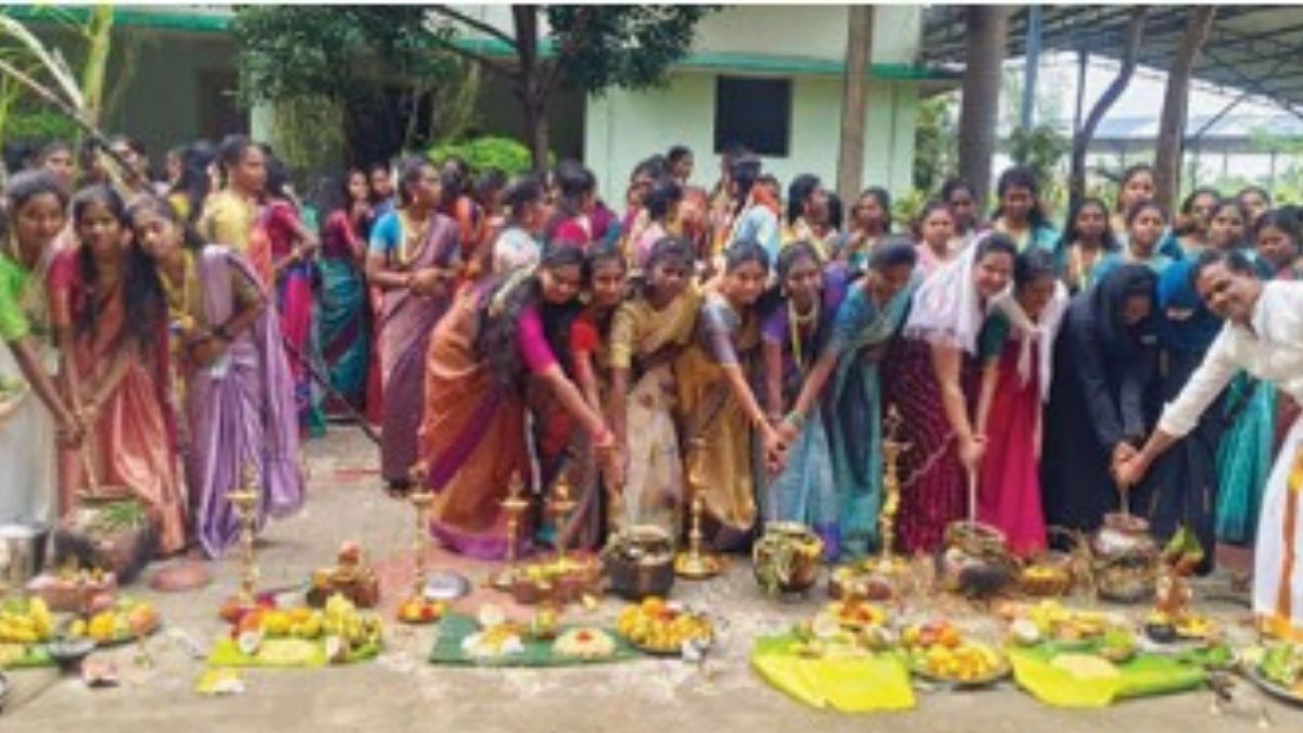 ஆண்டவர் செவிலியர் கல்லூரியில் மதங்களைக் கடந்த ‘சமத்துவப் பொங்கல்’