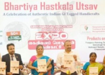 “இந்தியக் கலைகளின் சங்கமம்”: புவிசார் குறியீடு பெற்ற கைவினைப் பொருட்களின் கண்காட்சித் தொடக்கம்!