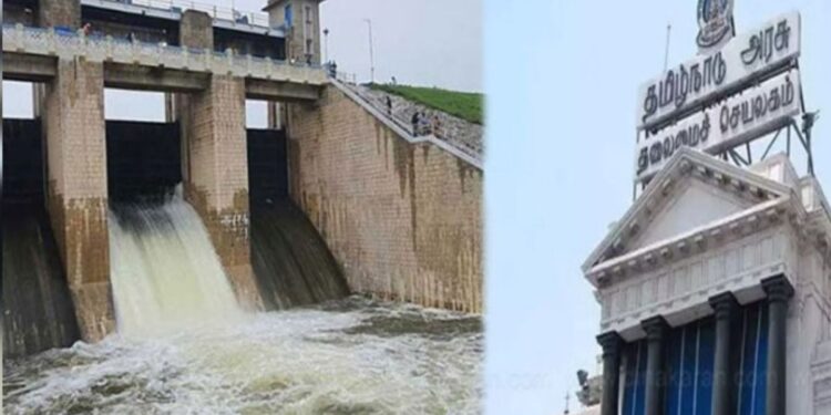 உப்பாறு அணையில் இருந்து பாசனத்திற்காக தண்ணீர் திறப்பு