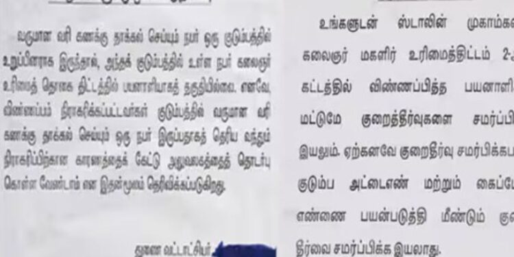 மகளிர் உரிமைத்தொகை நிராகரிப்பால் திருப்பூர் அரசு அலுவலகங்களில் பெண்கள் முற்றுகை