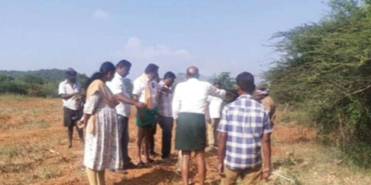 குச்சனூரில் நவீன மின் மயானம்  60 சென்ட் நிலத்தை அளவீடு செய்யும் பணியில் வருவாய்த் துறையினர் தீவிரம்!