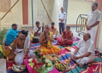 தைப்பூசத் திருவிழாவிற்கு பழனி வீரதுர்க்கை அம்மன் கோவிலில் லோகக்ஷேம சிறப்பு யாகம்!