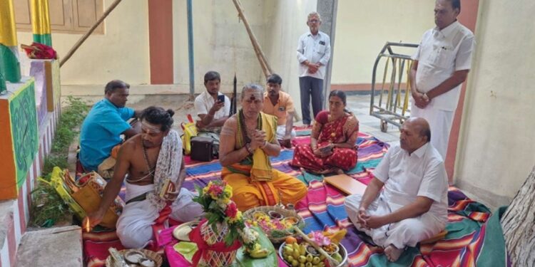 தைப்பூசத் திருவிழாவிற்கு பழனி வீரதுர்க்கை அம்மன் கோவிலில் லோகக்ஷேம சிறப்பு யாகம்!