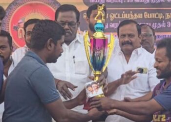 நாகையில் தி.மு.க. சார்பில் உற்சாகமான பொங்கல் விளையாட்டுப் போட்டிகள்