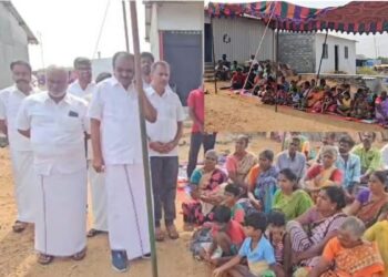 இருளில் மூழ்கும் குழந்தைகளின் கல்வி மின் இணைப்பு கோரி மயிலம்பாறை மக்கள் உண்ணாவிரதம்