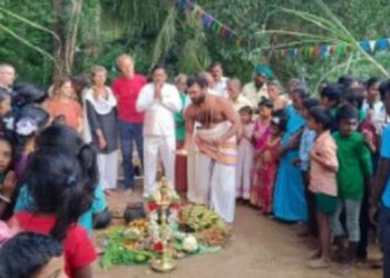 தென்காசி முத்துமாலைபுரத்தில் வெளிநாட்டினர் பங்கேற்ற கோலாகலப் பொங்கல் விழா