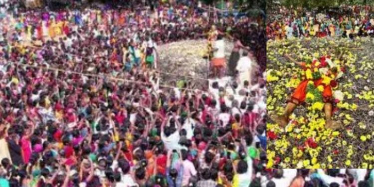 லாடனேந்தலில் பக்திப் பரவசம்: 7 அடி உயர முள் படுக்கையில் அமர்ந்து பெண் சாமியார் அருள்வாக்கு – குவிந்த பல்லாயிரக்கணக்கான பக்தர்கள்