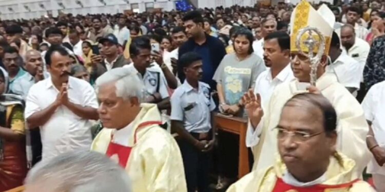 நாகை சி.எஸ்.ஐ தூய பேதுரு ஆலயத்தில் 252-வது ஆண்டு புத்தாண்டு ஆராதனை