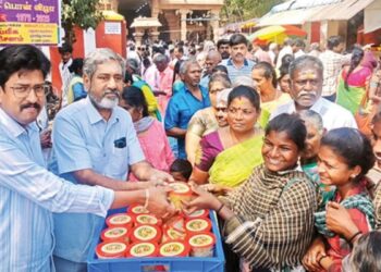 6 லட்சம் பேரின் பசி தீர்த்த ‘மதுரையின் அட்சயபாத்திரம்’: தை அமாவாசையை முன்னிட்டு முத்தீஸ்வரர் கோவிலில் நெகிழ்ச்சி.