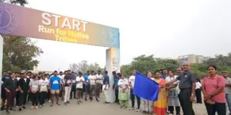 பழங்குடியின மக்களின் வாழ்வாதாரத்தை மேம்படுத்த மாரத்தான் 500-க்கும் மேற்பட்டோர் பங்கேற்பு