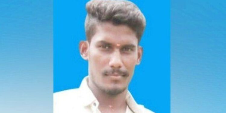 நத்தம் அருகே பைக் கட்டுப்பாட்டை இழந்து கவிழ்ந்த விபத்தில் டிப்பர் லாரி ஓட்டுநர் பரிதாப மரணம்.