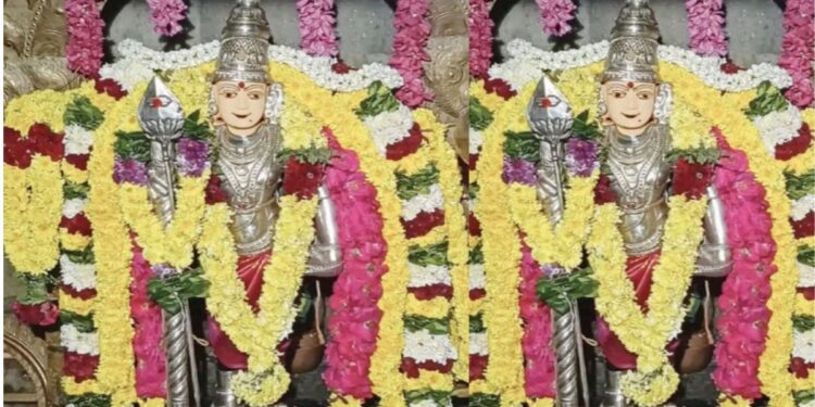 நத்தம் திருமலைக்கேணி முருகப் பெருமான் கோவிலில் மார்கழி கார்த்திகை விழா திரளான பக்தர்கள் தரிசனம்.