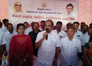 சிவகாசியில் ரூ.103.6 கோடி மதிப்பிலான திட்டங்களை தொடங்கி வைத்து அமைச்சர் தங்கம் தென்னரசு முழக்கம்