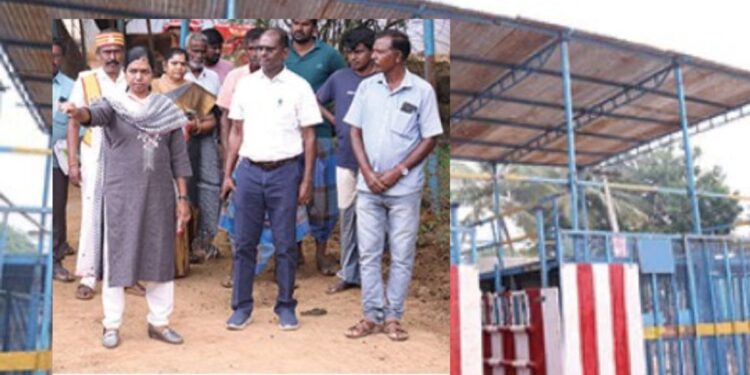 தச்சங்குறிச்சி ஜல்லிக்கட்டு போர்க்கால அடிப்படையில் முடிக்க மாவட்ட ஆட்சியர் மு.அருணா உத்தரவு.