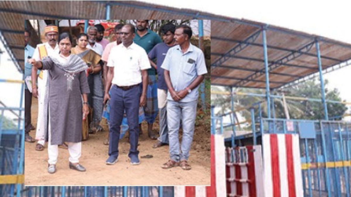 தச்சங்குறிச்சி ஜல்லிக்கட்டு போர்க்கால அடிப்படையில் முடிக்க மாவட்ட ஆட்சியர் மு.அருணா உத்தரவு.